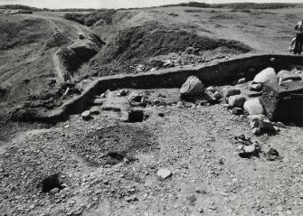 Fort Cullykhan, Gambrie, Banffshire Entrance Excavation From Scaffold
