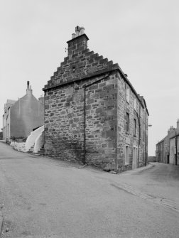 View of corner of Rose Street and Forth Street, St Monance, from east.