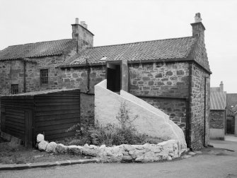 Rear view of 16 Forth Street, St Monance. 