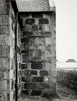 Fraserburgh South Parish Church Ten Commandments Stone & Fraser Heraldic Panel