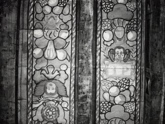 Old Gala House painted ceiling