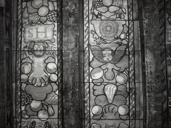 Old Gala House painted ceiling