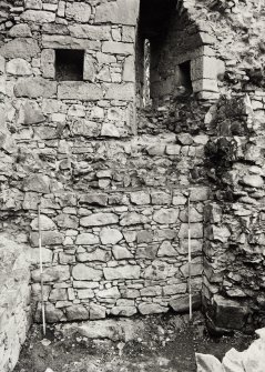 Spynie Palace Survey of Wallhead With Range and Interior of Doo'cot & General Survey