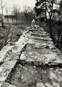 Spynie Palace Survey of Wallhead With Range and Interior of Doo'cot & General Survey