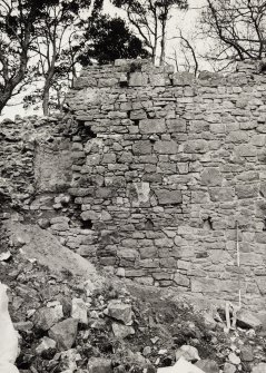 Spynie Palace Survey of Wallhead With Range and Interior of Doo'cot & General Survey