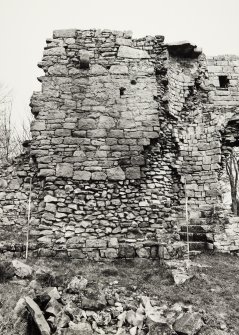 Spynie Palace Survey of Wallhead With Range and Interior of Doo'cot & General Survey