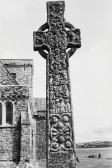 Iona, St John Cross reconstruction, St Martin Cross 