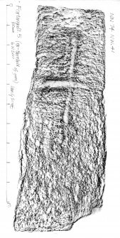 Rubbing of  Fortingall 5 cross slab