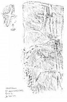 Rubbing of south face of St Adamnan’s Cross
