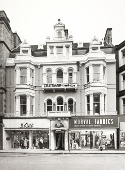 Buildings in Edinburgh - Maitland Hotel and 92 George Street.