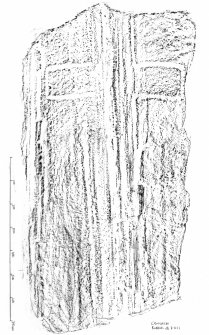 Rubbing of cross slab at Congash
