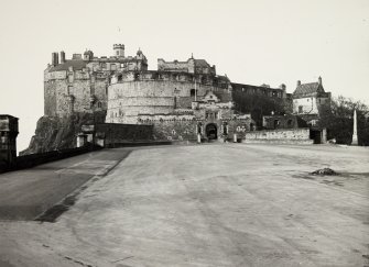 Edinburgh Castle Midlothian.  Main Entrance Esplanade Regent Mortons Gateway