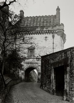 Edinburgh Castle Midlothian.  Main Entrance Esplanade Regent Mortons Gateway