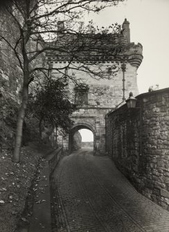 Edinburgh Castle Midlothian.  Main Entrance Esplanade Regent Mortons Gateway