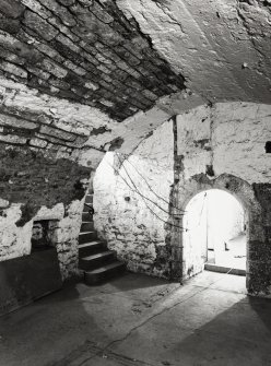 Edinburgh Castle, record of Stairway between Ground Floor and Vaulted Basement in Palace Block