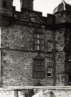 Edinburgh Castle, Restored 1st Floor Window and N. Wall of Palace Block