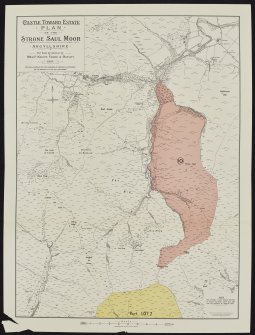 Argyllshire, Castle Toward.
Estate Exchange, no. 1479 Sales Brochure. Includes details of Castle Toward Estate, gardens and grounds.
Title: 'Argyllshire. Particulars of the Sporting, Residential, and Agricultural Estate of Castle Toward extending to an area of about 6928 Acres.'