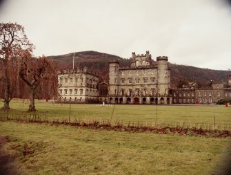 Taymouth Castle G/Views of Exterior.  Interior Views of Ceilings AM/Stenhouse CH 12/88