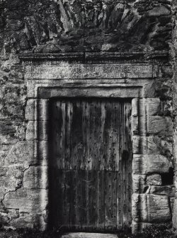 Glenbucket Castle Stonework of Doorway