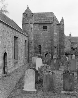 General view of Arbuthnott Aisle from west.