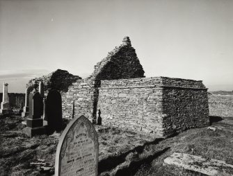 Crosskirk - St Mary's Chapel Nr Thurso Caithness.  1 General Views, 2 Description Plate, 3 Inside and Outside of Chapel Showing Present State
