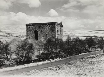 Hermitage Castle + Chapel Liddesdale.  Gen Views