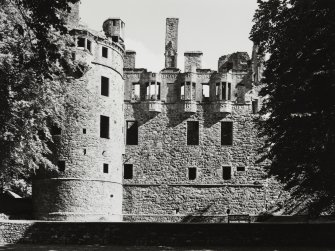 Huntly Castle, Aberdeenshire.  Exterior