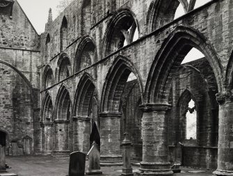 Dunkeld Cathedral, The Nave Arcading and S Ailse, Details of the Triforium Arcade for Guidebook