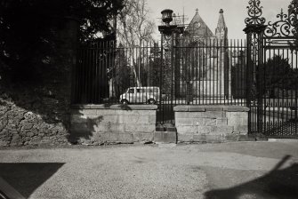 Dunkeld Cathedral, Wrought Iron Entrance Gates