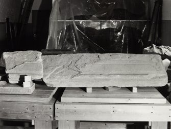 Dunkeld Cathedral, Hog Back Stone at Newbattle Studio
