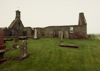 Eassie Church, Views of Standing Stone Shelter