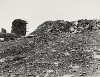 Castle of Old Wick, Caithness. General Views and Views of Rubbish Dump