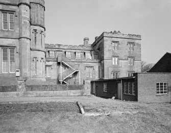 Carstairs House.
View of East wing from South.