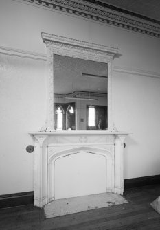 Carstairs House, interior.
Detail of fireplace in South central room, ground floor.