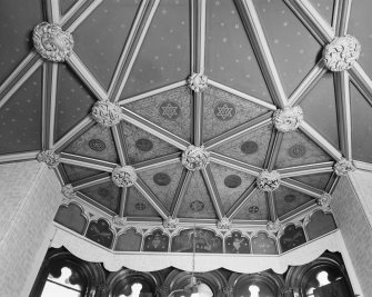 Carstairs House, interior.
Detail of ceiling in South-West room, ground floor.
