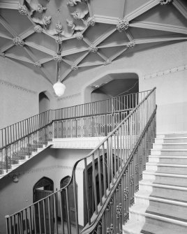 Carstairs House, interior.
View of staircase from North-East.