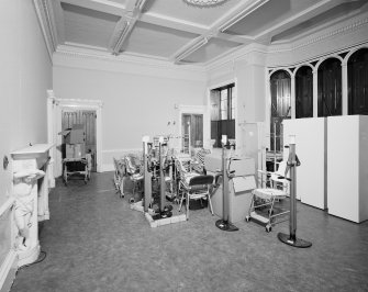 Carstairs House, interior.
View of South-East room, ground floor.
