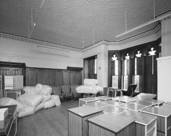 Carstairs House, interior.
View of South central room, ground floor.