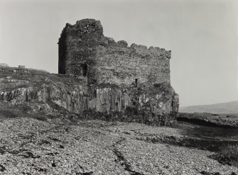 Mingary Castle Argyll.  Views + Rock Face
