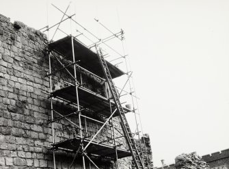 Rothesay Castle Bute Consolidation of Curtains Exterior