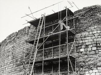 Rothesay Castle Bute Consolidation of Curtains Exterior