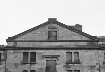 Glasgow, North Spiers Wharf.
View of datestone (1866) on West frontage of Sugar Refinary.