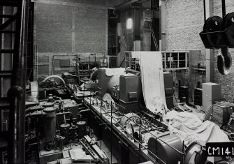 Images from photo album titled 'Clyde's Mill', Gen. Station No. 141, Turbine Hall from South East Corner