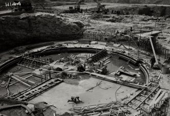 Image from photo album titled 'Hunterston B', Power Station No. H 144, Concreting of Foundations - Reactor 4