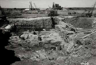 Image from photo album titled 'Hunterston B', Power Station No. H 166, Excavations for Cooling pond