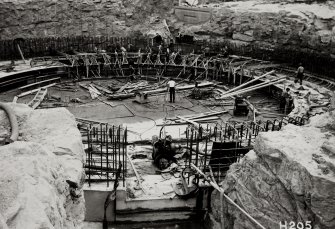 Image from photo album titled 'Hunterston B', Power Station No. H 205, Reactor 3 foundation viewed from West side