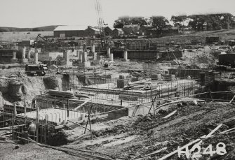 Image from photo album titled 'Hunterston B', Power Station No. H 248, Foundations for No. 7 T/A