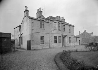 General view of frontage of Murrayfield House, James Street, Pittenweem, from south west.