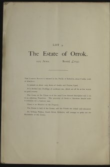 Estate Exchange Brochure no.1475.
Sale Particulars for The Strichen, Auchmedden and Orrok Estates
Map, text and photographic views.