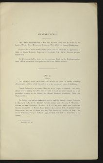 Estate Exchange Sale brochure. no. 1468. 
Titled: 'The Estate of Cromar Situate in the Parished of Tarland and Migvie Logie-Coldstone and Coull. Messrs Lindsay, Jamieson and Haldane.'